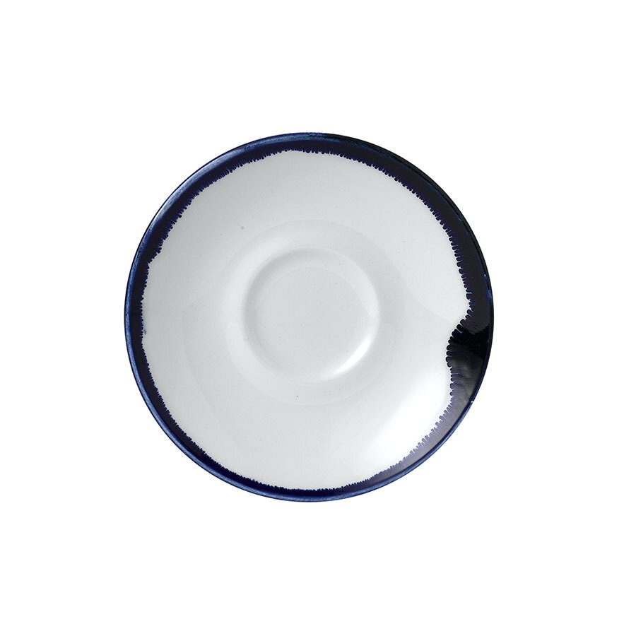 Dudson Harvest Vitrified Porcelain Ink Round Espresso Saucer 11.8cm