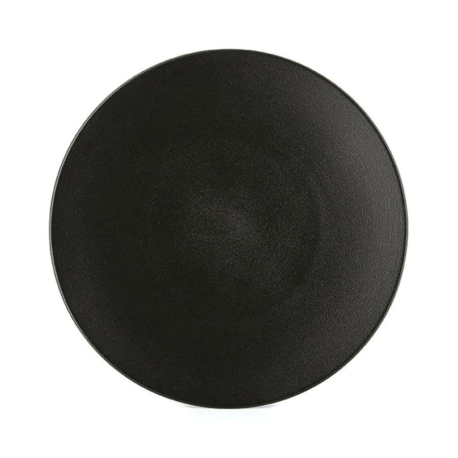 Revol Equinoxe Porcelain Black Round Presentation Plate 31cm