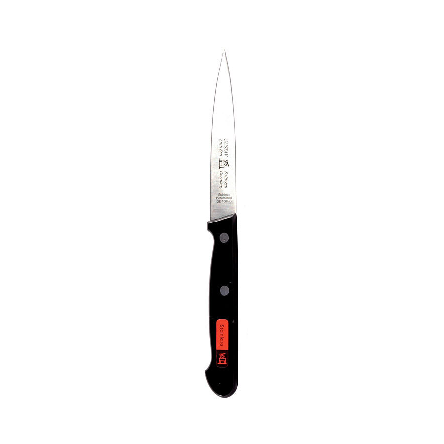 Gustav Slim Paring Knife 4 inch 10cm Riveted Handle