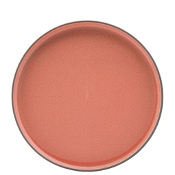 Utopia Coral Porcelain Pink Round Walled Plate 26cm