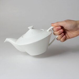 Nikko Exquisite Bone China White Teapot 50cl