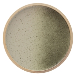 Utopia Solstice Porcelain Green Round Plate 28cm