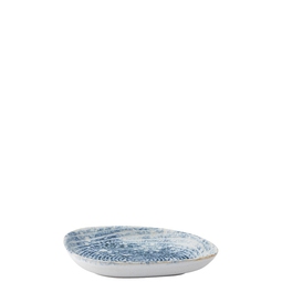 Utopia Fjord Stoneware Blue Side Dish 14x9cm