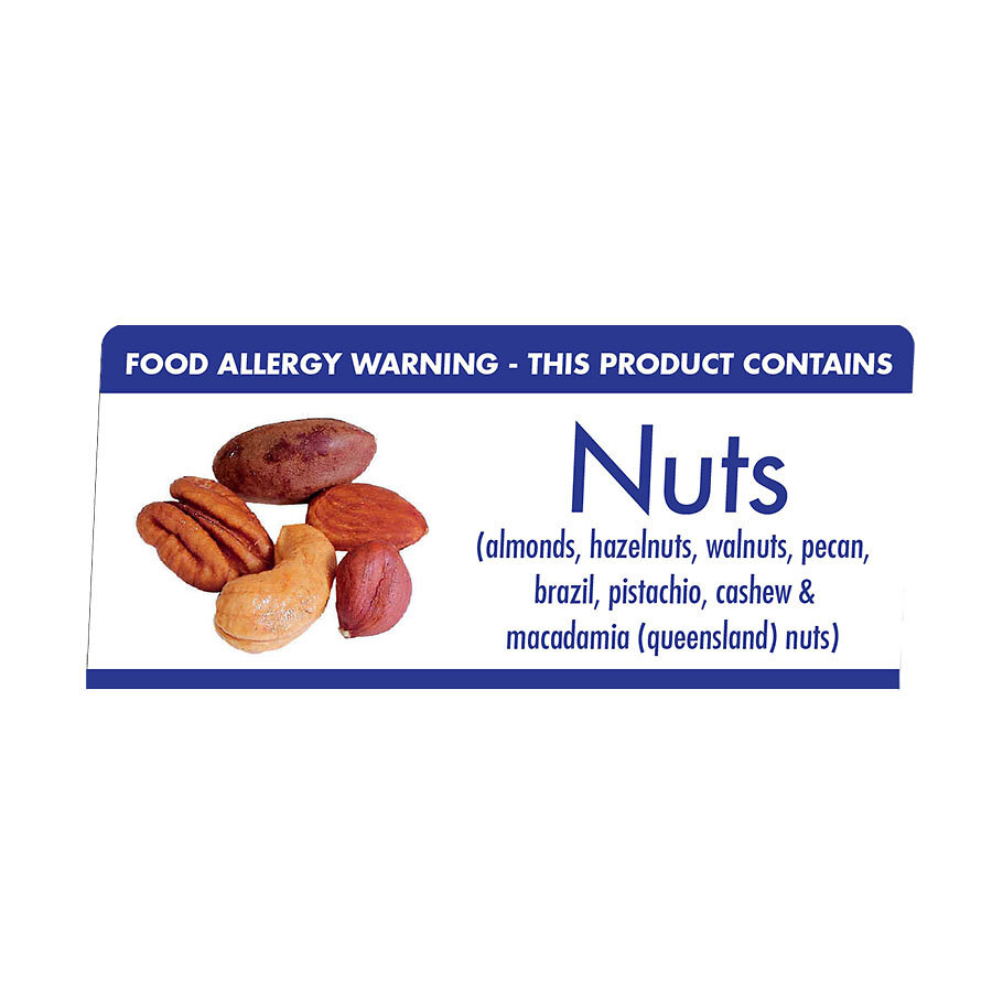 Allergen Buffet Notice Nuts
