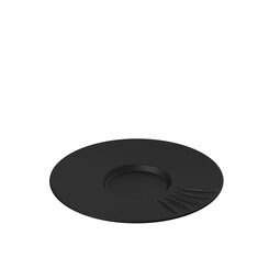 Dalebrook Talon Melamine Noir Black Round Cup Saucer 14.8cm
