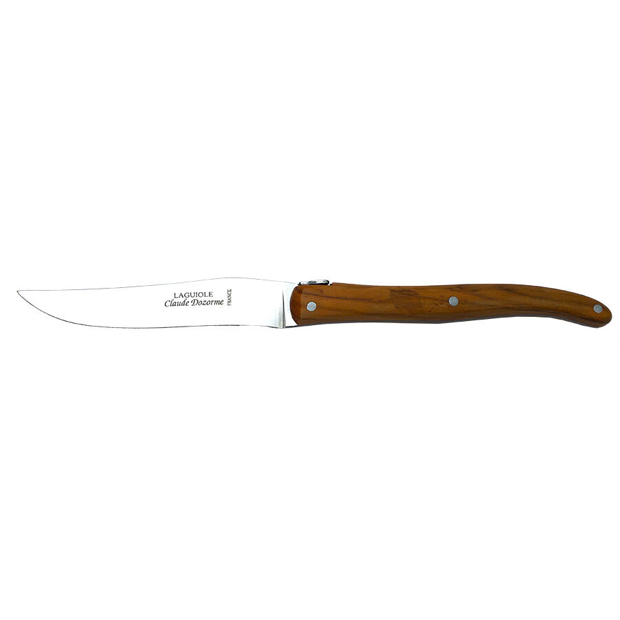 Laguiole Olive Wood Handle Steak Knife W/out Bolster