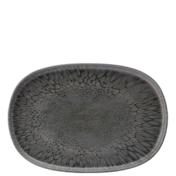 Utopia Nocturne Stoneware Grey Oblong Platter 33cm