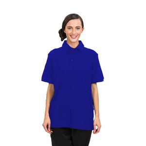 Unisex 100% Cotton Royal Blue Polo Shirt