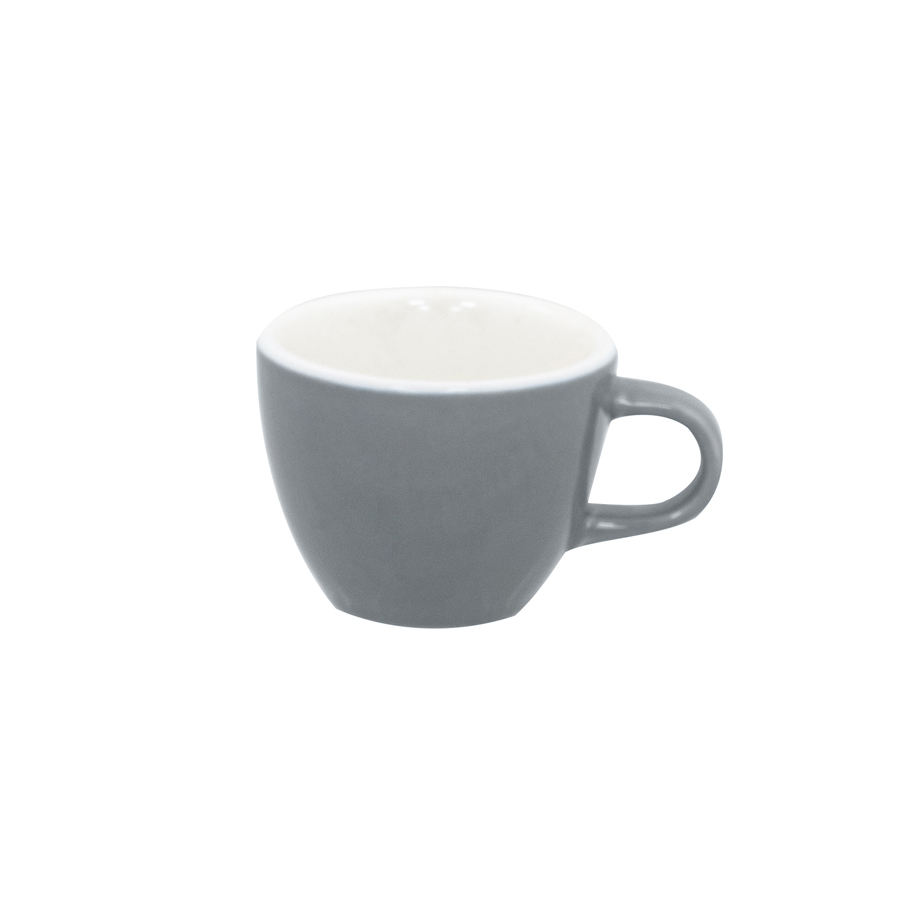 Superwhite Café Porcelain Grey Tulip Shaped Cup 8.5cl 3oz