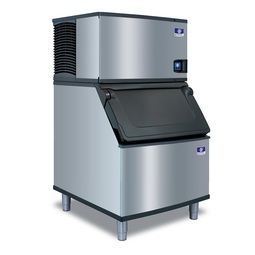 Manitowoc Ice IDT0300A Indigo Ice Machine - 137kg per 24 hours - with D400 Storage Bin