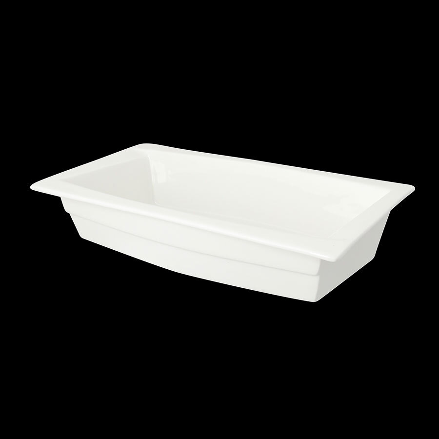 Crème Galerie Vitrified Porcelain White Gastronorm Dish 1/3 65mm Deep
