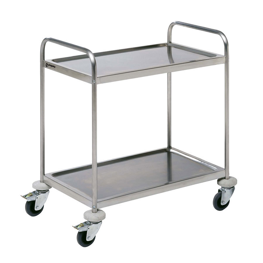Connecta Self Assembly Service Trolley - 2 Tier