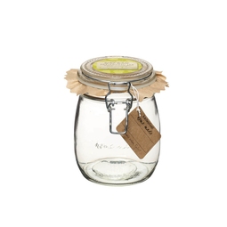 Home Made Round Glass Clip Top Preserving Jar 750ml