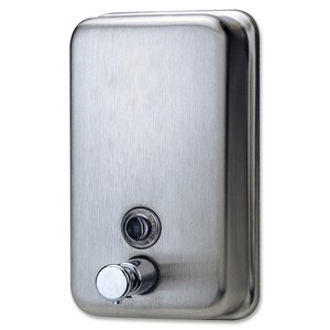 Pro Washroom Soap Dispenser 1ltr Stainless Steel 20x13x5.5cm