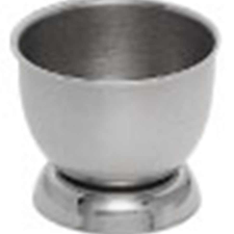 Egg Cup With Foot Stainless Steel Round