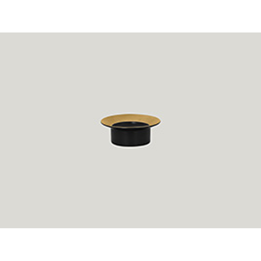 Rak Suggestions Chill Vitrified Porcelain Gold Round Stand 12.5cm