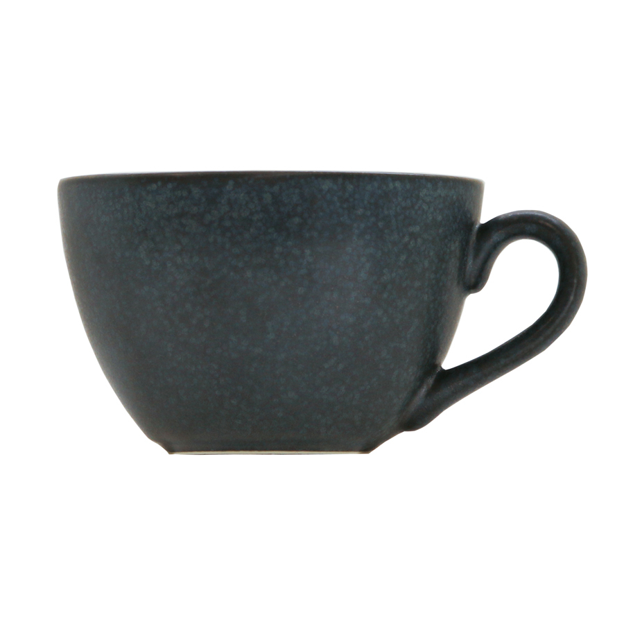 Artisan Andromeda Vitrified Stoneware Black Cup 10oz