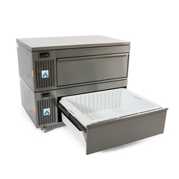 Adande HCR2/RT A+ Fridge Only - Rear Engine - 2 Std Drawers - Rollers&Feet - Cover Top