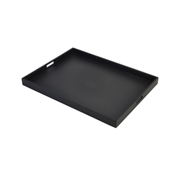 GenWare Solid Wood Black Butlers Tray 64 x 48 x 4.5cm
