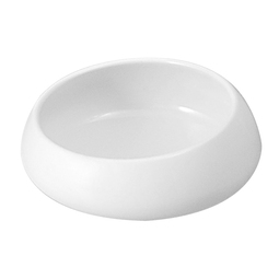 Guy Degrenne Gourmet Stoneware White Round Slanted Rim Bowl 12cm 30cl