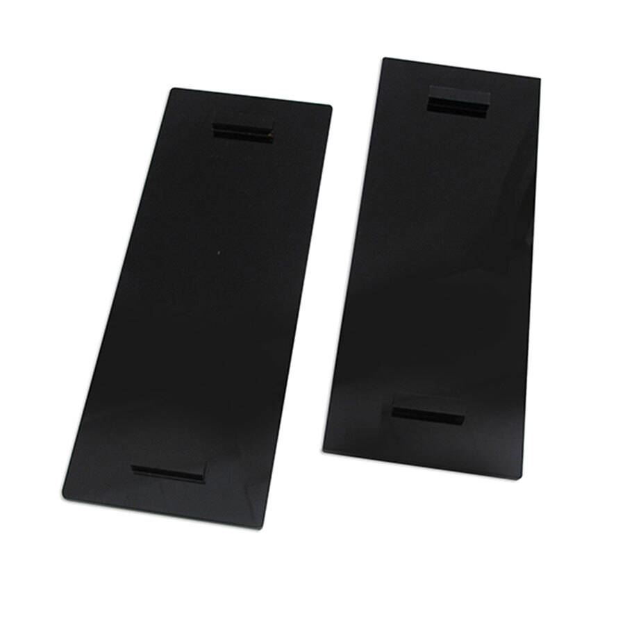 WNK Set Of 2 Spare Black Rectangular Acrylic Inserts for DB432
